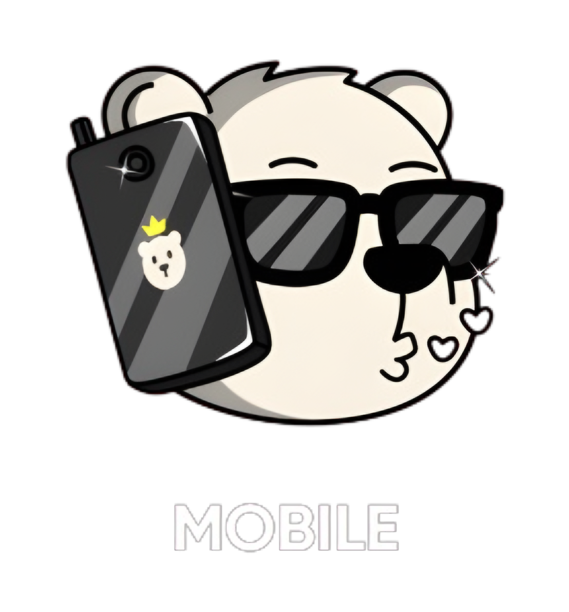 Mobile Bear with Phone